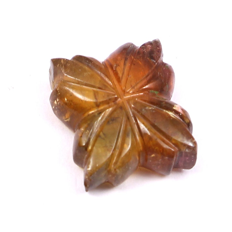 Amazing Natural Bio Tourmaline Hand Carved Fancy Gemstone Beads Size 11X12mm 5 Carat AAAA Genuine and natural Stone.