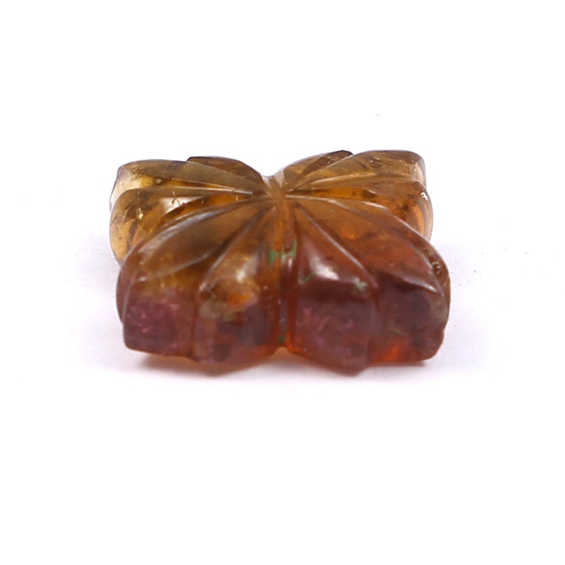 Amazing Natural Bio Tourmaline Hand Carved Fancy Gemstone Beads Size 11X12mm 5 Carat AAAA Genuine and natural Stone.