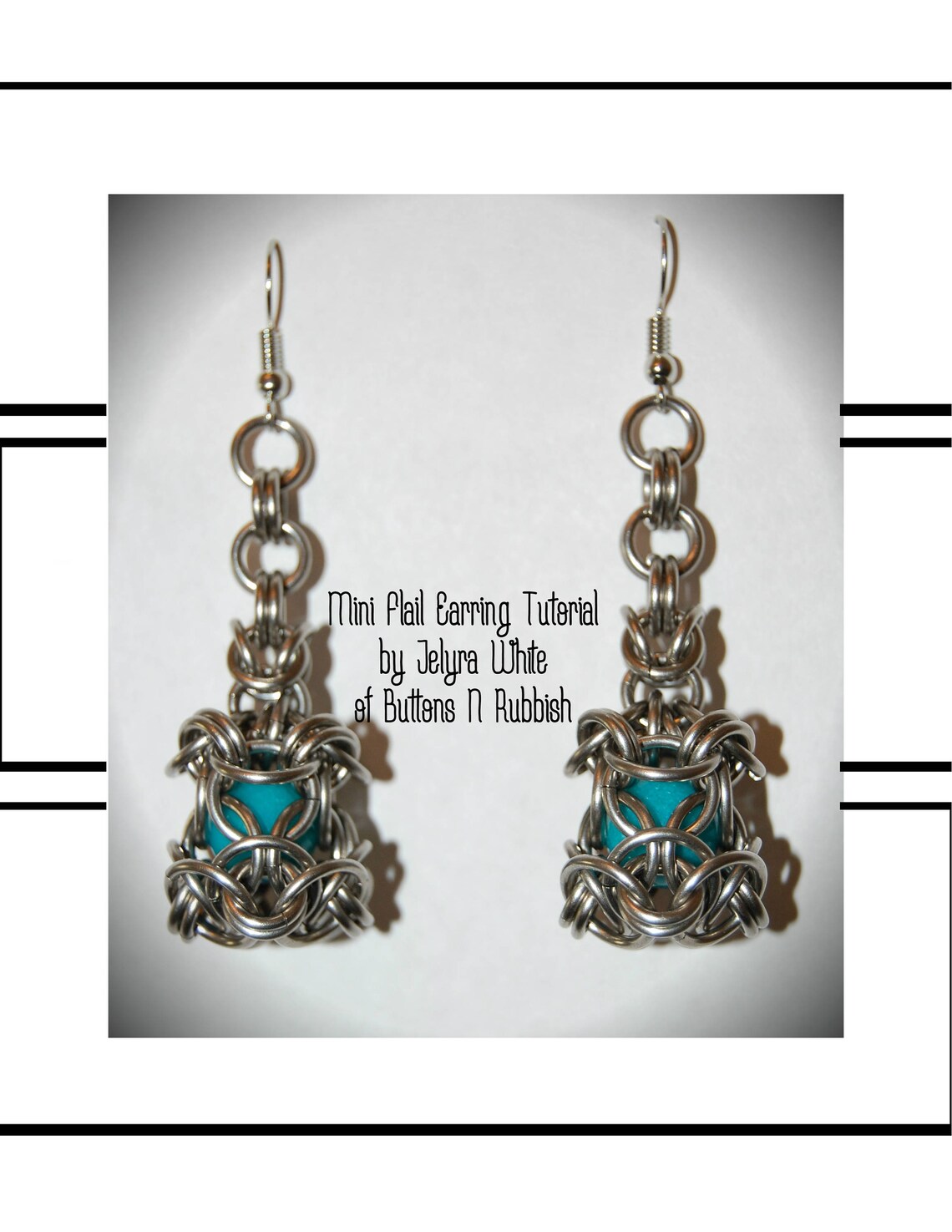 Chainmaille Mini Mace/Flail Earrings Tutorial Etsy