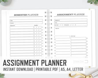 school assignment planner