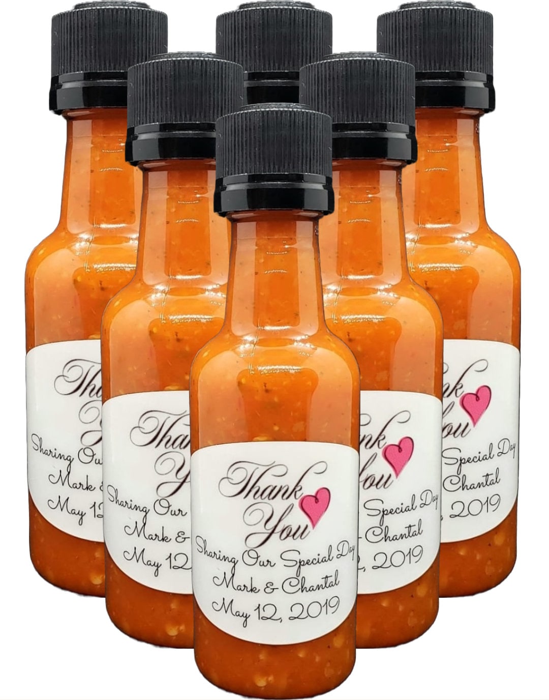 Personalized Birthday Party Hot Sauce Favors Customize Your - Etsy