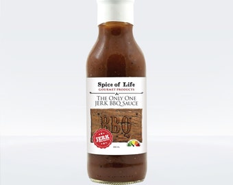 Jerk BBQ Sauce, Grilling sauce, Foodie gift for chef, Sweet BBQ Sauce, Caramelizes on the Grill, Gift for BBQ