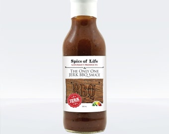 Sauce BBQ Jerk, Sauce grillade, Cadeau gourmand pour chef, Sauce BBQ sucrée, Caramélise sur le grill, Cadeau pour barbecue