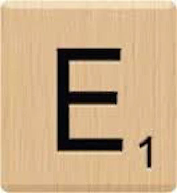 Scrabble Letter E Svg