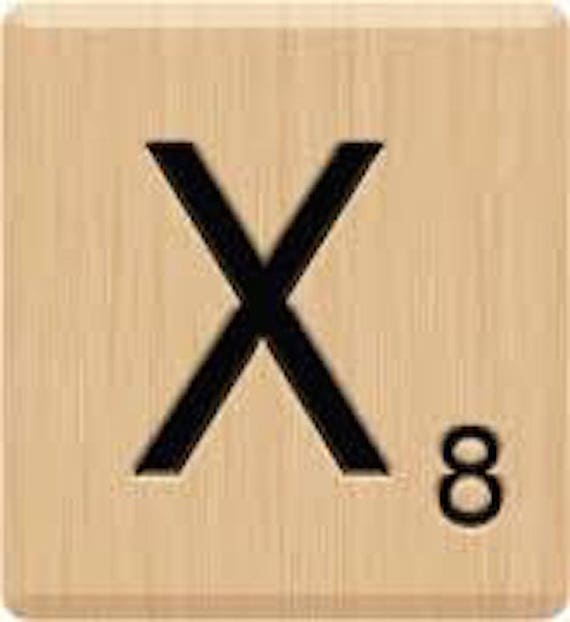 BEAUTIFUL Scrabble Letter Tiles Singles Letter 'X' Etsy