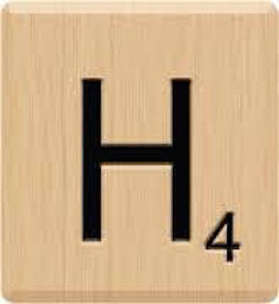 BEAUTIFUL Scrabble Letter Tiles Singles Letter H Game Piece Etsy