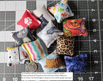 Save kittens with Mini Catnip Pillows!