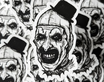Art the Clown Vinyl Sticker