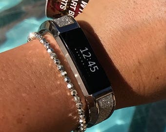 Bangle ARTEMIS - for Fitbit Alta - Alta HR - Jewelry - Stainless Steel & Glitter - more colors available
