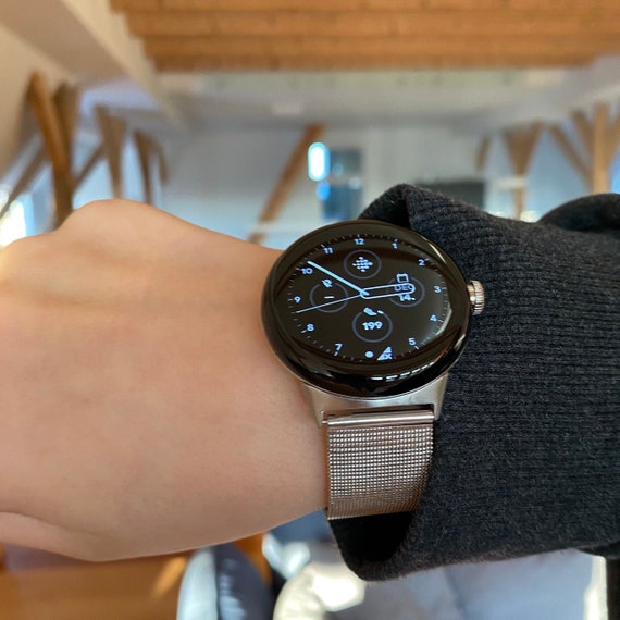 Rose gold top google watch