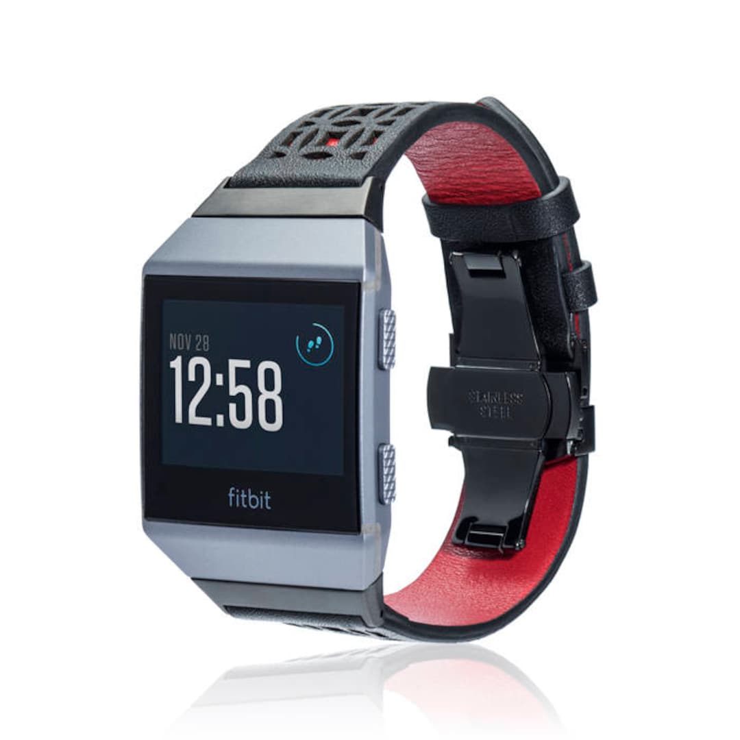 Fitbit Ionic Band LIFE More Colors Available Stainless Steel and Leather Etsy Canada