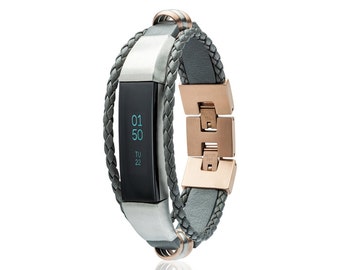 Bracelet Aurel Grey Silver for Fitbit Alta Alta HR Ace