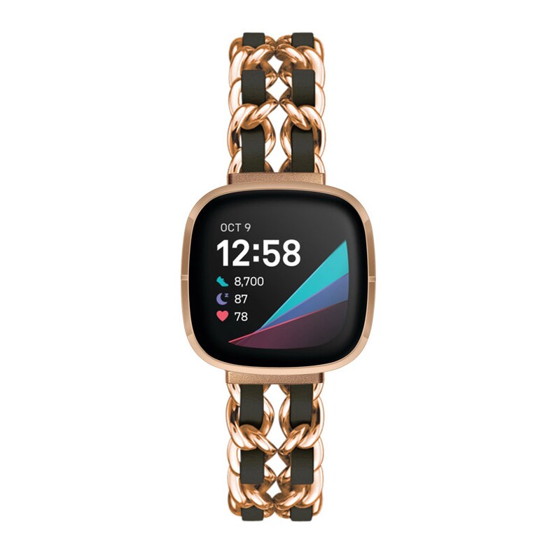 Fitbit Versa 3 / Fitbit Sense Watch Band Noe Gold Rose | Etsy