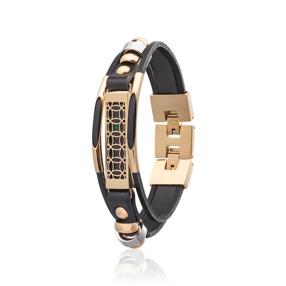Susteen Ved daggry aspekt Bracelet Hyde Made for Fitbit Flex 2 Black/gold - Etsy