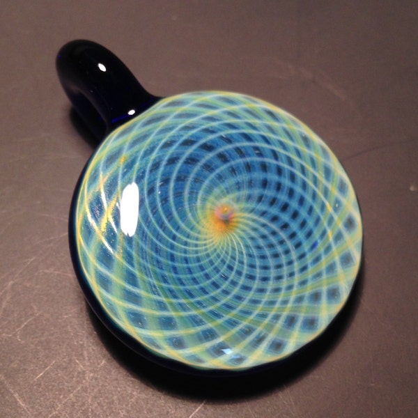 Sacred Geometry Inspired Fumicello Pendant - Heady Boro Glass