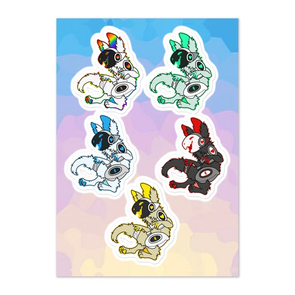 All Colors Protogen Sticker Sheet