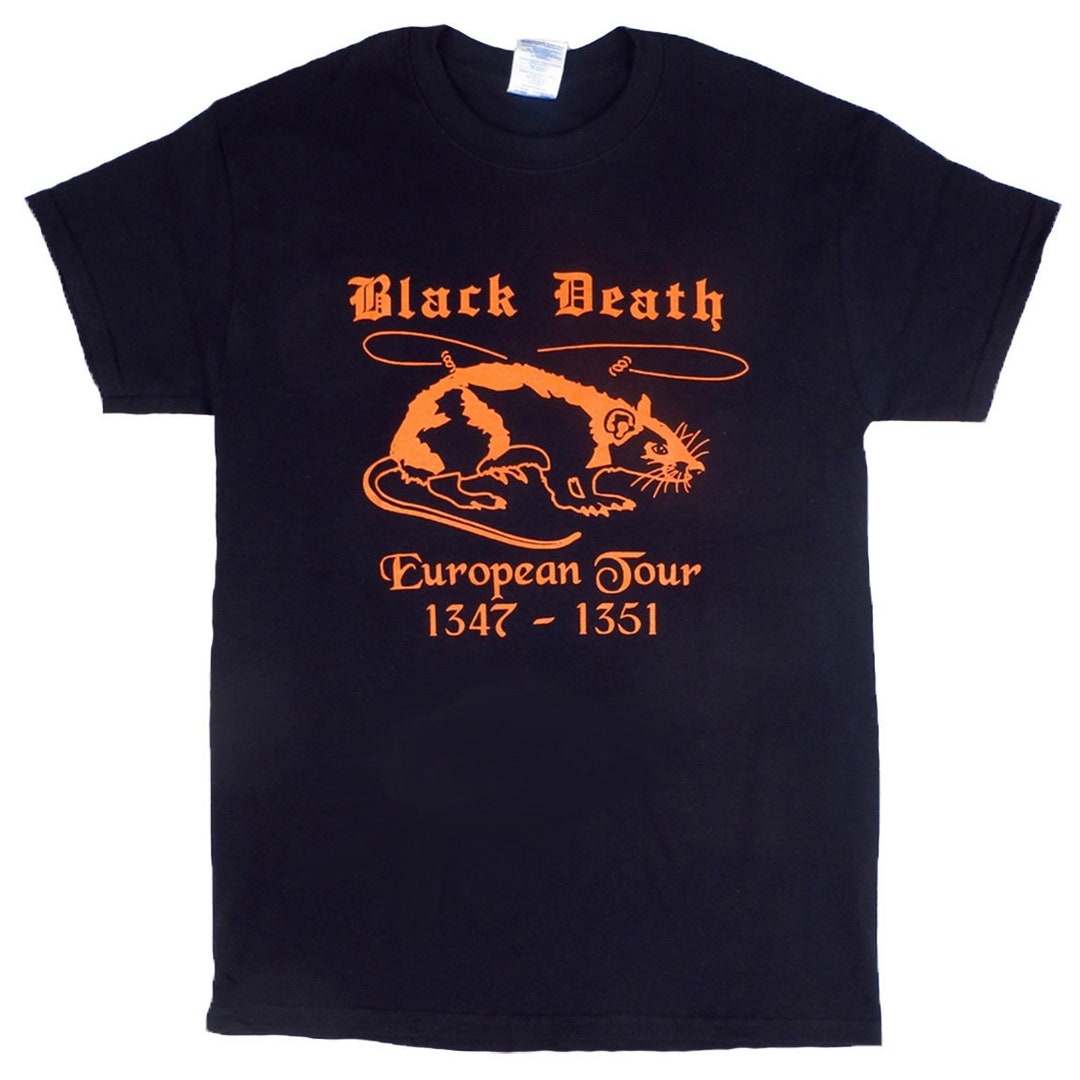 Black Death European Tour T-shirt - Etsy