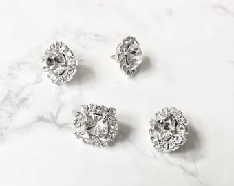 Rhinestone Pushpins for Cubicle/Office/Home (includes 3 push pins)