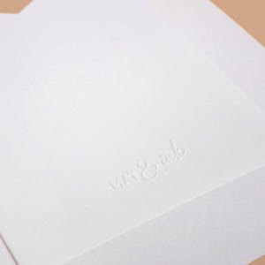 Back of photo mat showing pocket
