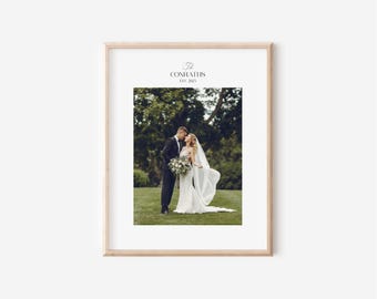 Gift for Bride Wedding Keepsake for Engagement Gift Personalized for Wedding Couple Gift Keepsake Photo Mat Anniversary Gift for Couple