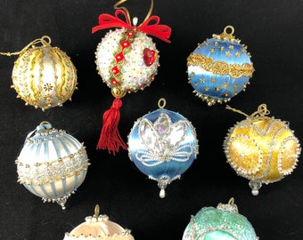 jeweled christmas ornaments to make