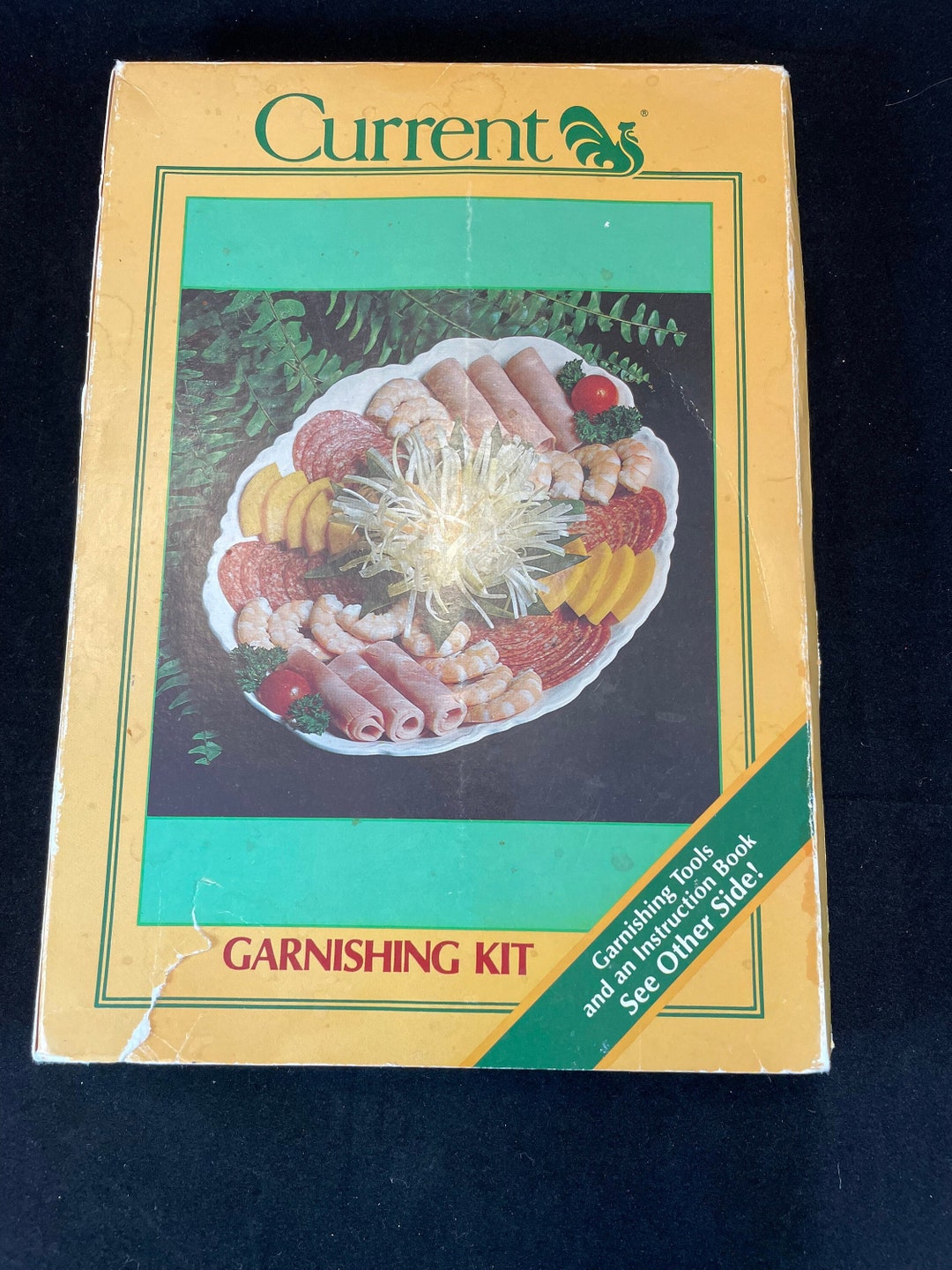 Vintage Full Garnishing Kit by Current, 5 Garnishing Tools, Instructions Booklet, NBO, NIB, 1983