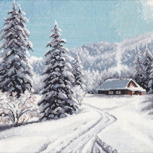 Cross Stitch Kit by OVEN 698 - WINTER DAY