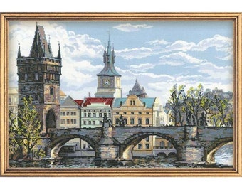 Counted Cross Stitch Kit by  RIOLIS 1058 - Prague. Carl.s brige.