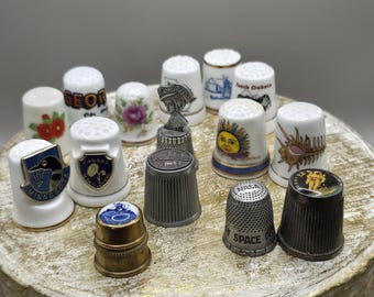 Vintage Variety Thimbles. Sold separately