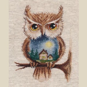 Cross Stitch Kit OVEN -  MOONLIT NIGHT
