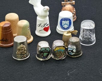 Vintage Variety Thimbles. Sold separately