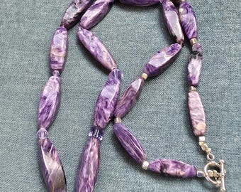 Vintage charoite Necklace