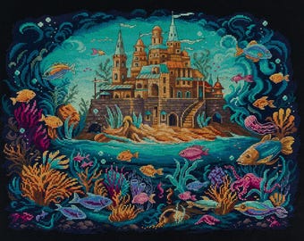 Sea Kingdom  by Panna –  Counted Embroidery