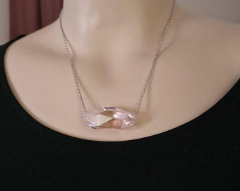 Vintage Swarovski Elated Large Rosaline Necklace