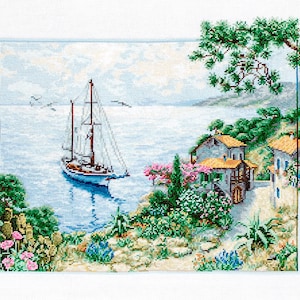 Cross Stitch Kit by LUCA-S -   SEASCAPE