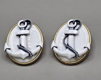 Vintage nautical Anchor Earrings Jewerly