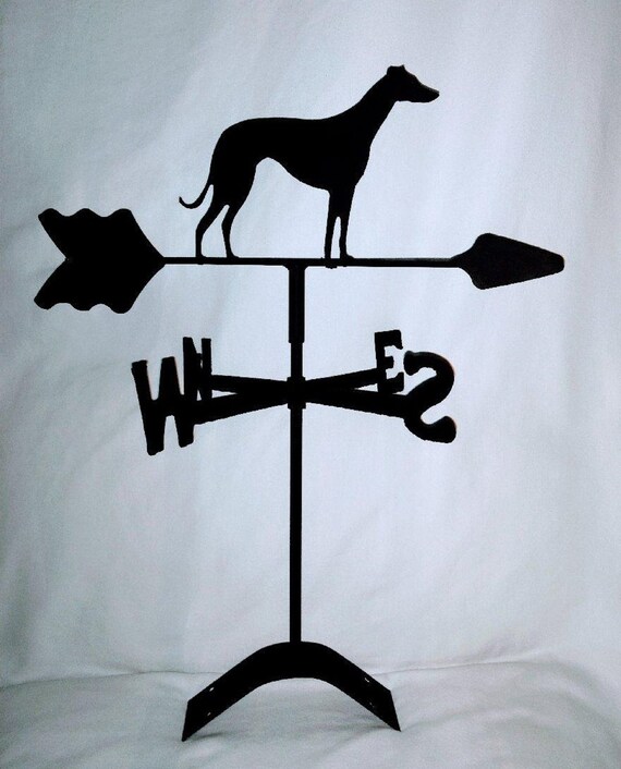 The Lazy Scroll Jack Russell Roof Mounted Weathervane Black Wrought