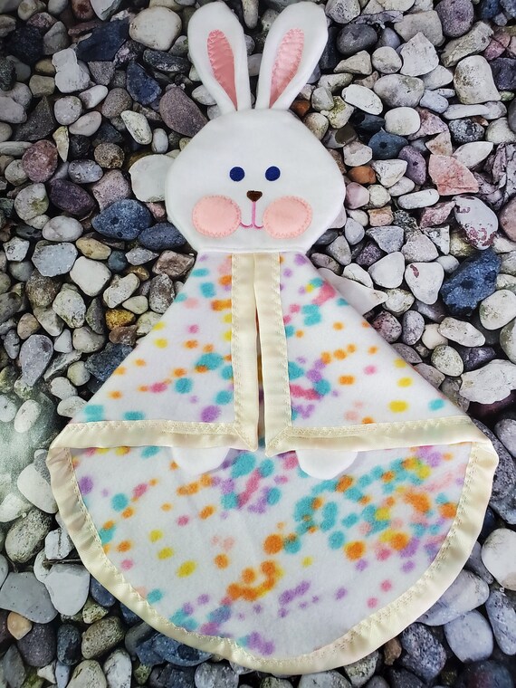 Confetti Bunny Security Blanket Lovey Puppet. Fisher Price Look alike Etsy Canada
