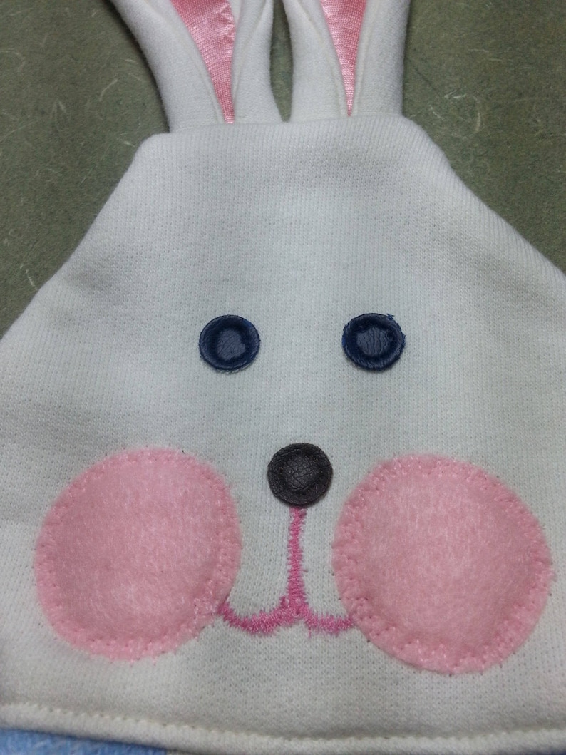 Fisher Price like Pink Bunny Security Blanket Lovey Puppet