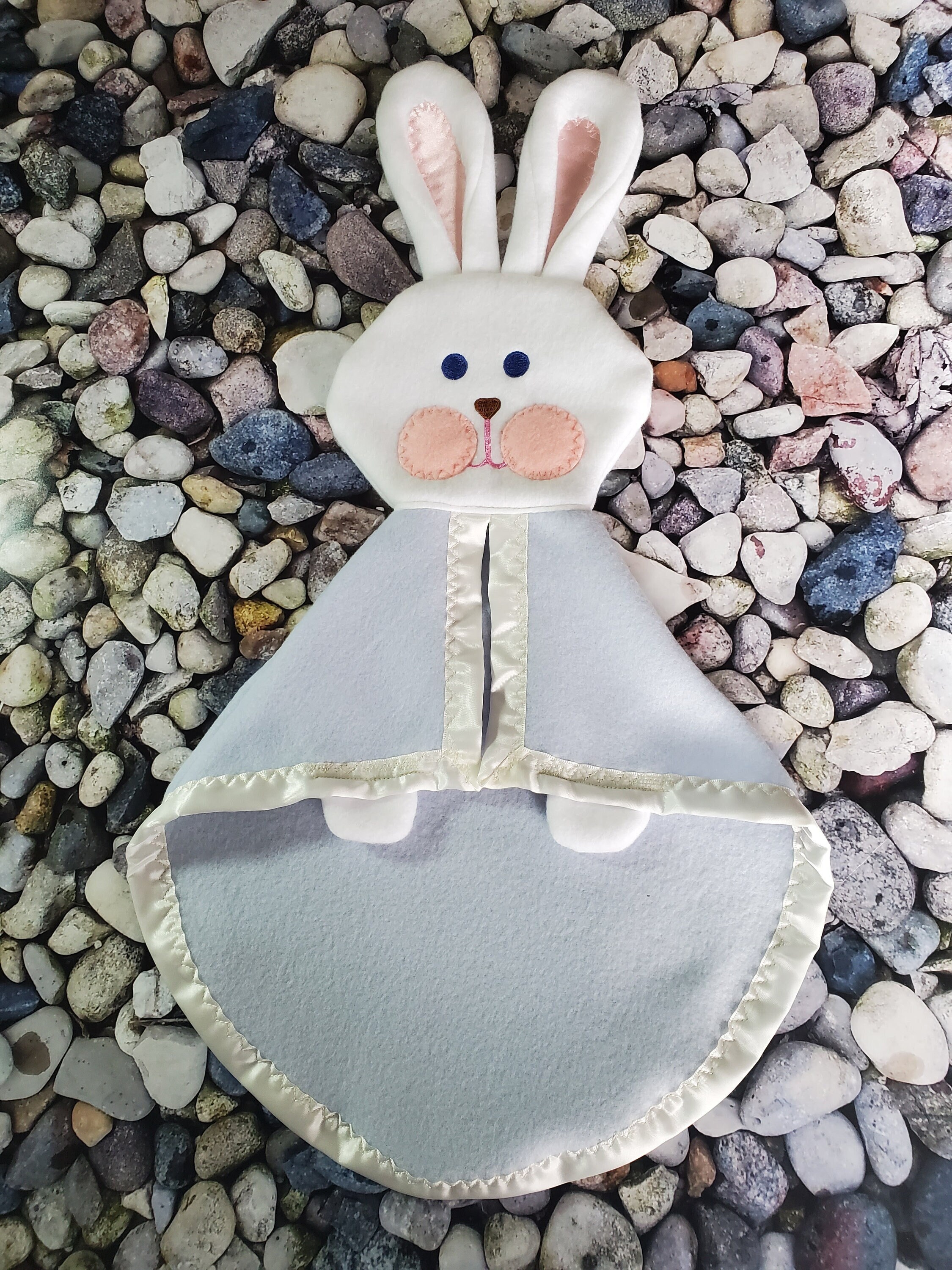 Fisher Price Like Blue Bunny Security Blanket Lovey Puppet Etsy Canada