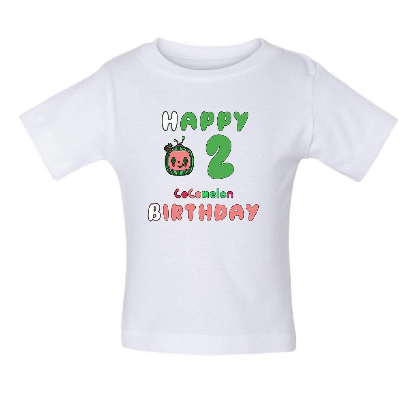 Cocomelon Birthday Shirt Vinyl Shirt 