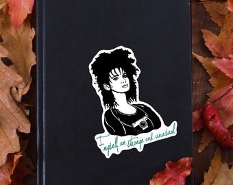 Lydia Deetz Beetlejuice Sticker, Lydia, Beetlejuice, Beetlejuice Sticker, Lydia Deetz Sticker, Sticker, Vinyl Sticker, Die-cut Sticker