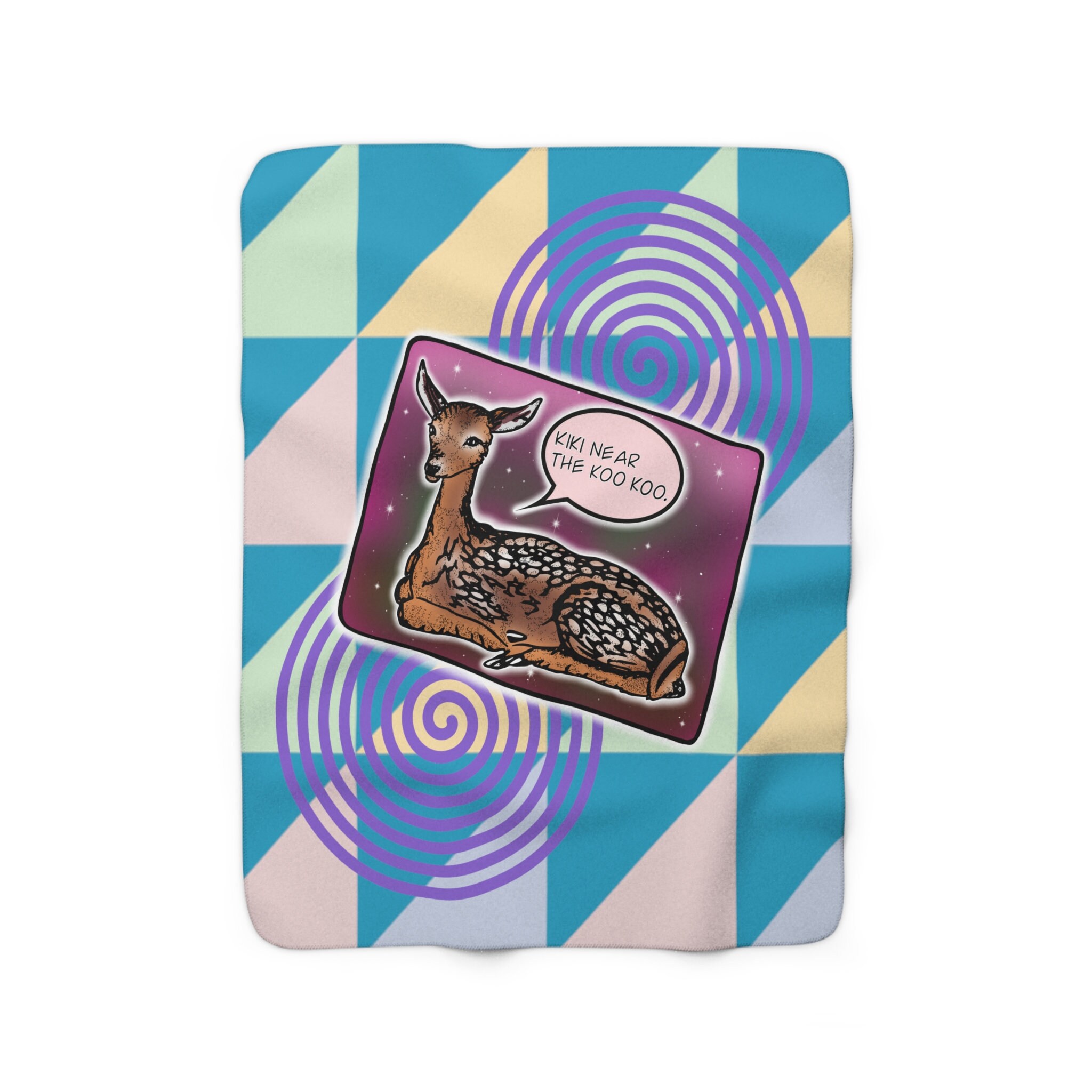 Kiki Near the Koo Koo Sherpa Fleece Blanket the L Word Sherpa Blanket Blanket Etsy Australia
