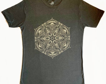 Mandala T Shirt bamboo/organic cotton