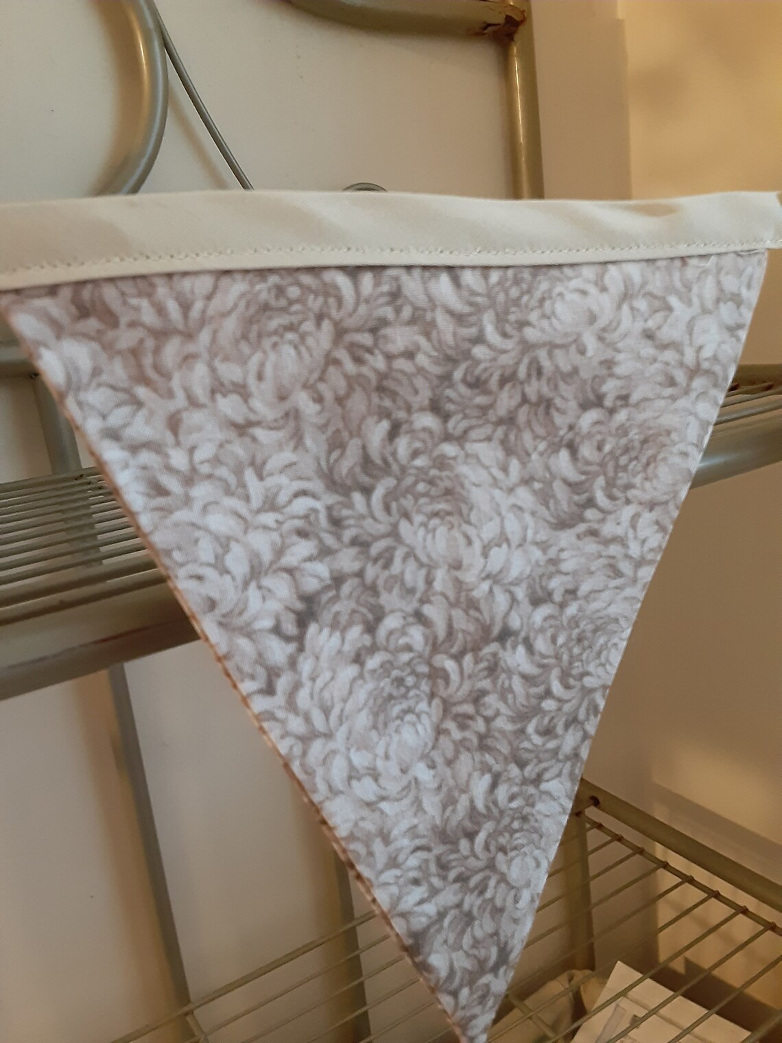 Blush Flag Garland/5 Flag Bunting/flag Garland /home Decor/wall Decor