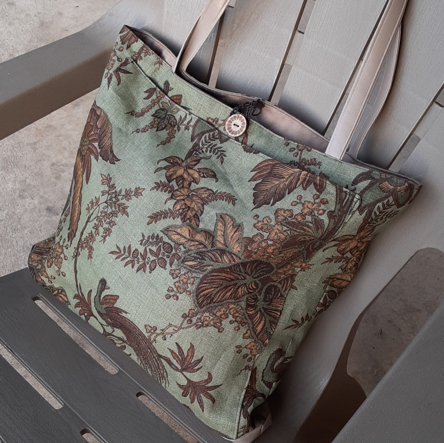 Mini Tropez Tote in Blue Bird