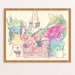 PokeGarden Print | Poster | Pokemon | Garden | Succulent | Plants | Wall Art | Watercolor | GIFT 