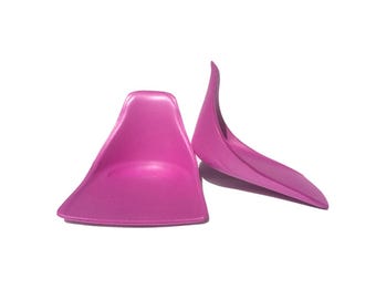 Achilles Shield insoles, heel cup orthotics protect Achilles tendon area from shoes rubbing back of heel, Women's 1 Pair