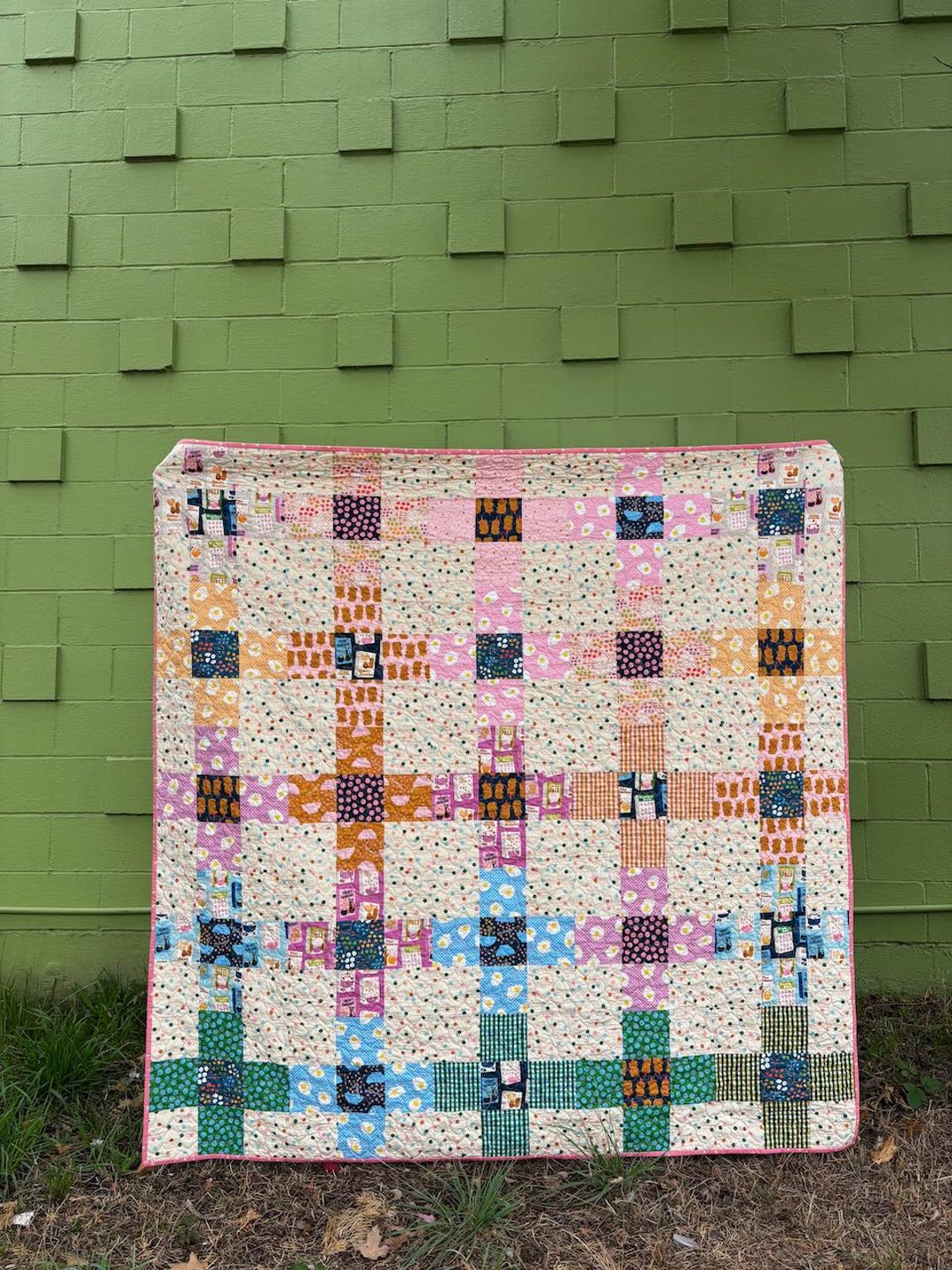 Layer Cake Nine Patch Quilt Pattern - Beginner Friendly (PDF Download ...