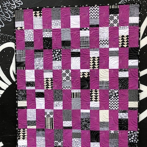 Majestic Scraps Quilt Pattern - PDF Download - Fat Quarter Quilt Pattern - Scrap Quilt Pattern - Scrappy Quilt - Beginner Quilt Pattern